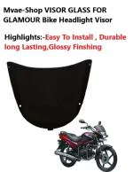 Victrix Visor Glass for Glamour Old model Bike Headlight Visor Glass