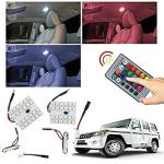 Guance Multicolor 24-SMD Roof Light Universal for All Cars(Pack of 2)