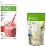 HERBALIFE NUTRITION Formula 1 NUTRITION al Shake - Strawberry Flavor With Shake Mate Milk Powder