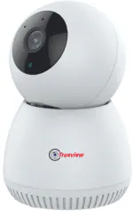 Trueview 3MP Smart CCTV Wi-fi Home Security Camera, 360 Degree View, 2 Way Talk, Cloud Monitor, Detect, Supports SD Card Up to 256 GB, Night Vision, Alexa & Ok Google