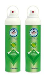 Cotton Mist Passion Manual Hand Spray Room Freshener, 180 Ml (Pack Of 2 )