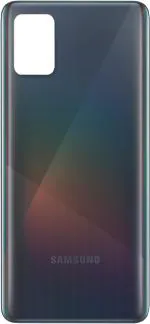 PURPLESAVVY Black Fiber Glass Back Panel For Samsung Galaxy A51