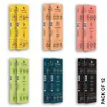 Gouri Keshar Kasturi, Chandan, Kesar, Khas, Classic and Gold Agarbatti Box Pack of 12 (6 x 2)