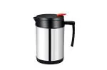 Balliram's Prosila Stainless Steel Puff Insulated Vacuum Kettle with Button| 900 ml