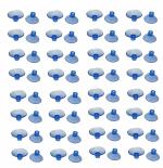 RAB Blue Rubber Glass Shelf Button Suction Cup - 100 Pcs