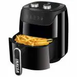 INALSA, Gourmia, 1400W, 4.2L, Air Fryer|2 Year Warranty|Air Crisp Technology|Timer Selection and Full Temperature Control, Black