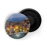 Dhcrafts Multicolor Metal Cinque Terre National Park Italy Printed Fridge Magnet, 5.8 Cm