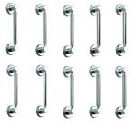 AKS Gema Stainless Steel SS304 Rose Pull Handle Size 8 Inch Finish Satin SS Pack Of 10 Piece