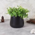 Elemntl Black Metal Planter Pot