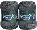 M.G Enterprise wool, Nylon Socks yarn veintids Mouse Grey 200 Grams.