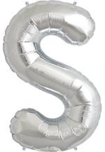 Grand Shop Silver Foil Toy Balloon Letter S Of Alphabets