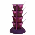 Gajdant Mart 4 In 1 Multipurpose 360 Degree Rotating Pickle Rack Container For Kitchen