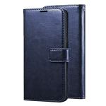 ClickCase Vintage Series For Coolpad Cool 1 Blue Faux Leather Mobile Wallet Flip Cover