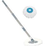 V-MOP Premium Grey Rod Mop Stick- India's Biggest Rod Set With 1 Microfiber Refills -Easy to fit for All Bucket Mops 