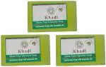 Khadi Herbal Neem Tulsi Bath Soap, 125 Gm Each (Pack Of 3)