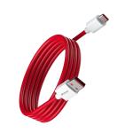 IPZONE BE GENUINE BE REMARKABLE PZ-107 USB to Type C 6.0A Cable + (FREE CABLE PROTECTOR) Fast Charging Cable tangle free brained USB |Super 65W Suitable for All Smartphones, Tablet and Accessories long lasting