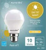 Auto-On Day/Night Sensor Led Bulb 10W Turns Off during Day On During Night