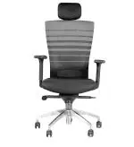 Magnus Seatings SEATINGS Zebra HB Ergonomic Chair with Adjustable Arms, Black, Large