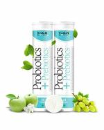 Vokin Biotech Probiotic + Prebiotic| Plant Based |50 Billion CFU, 6 Strains for Men & Women with Organic Prebiotic Fiber for Digestion, Gut Health, Metabolism 20 Tablets (Pack of 2)