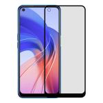 Gadgetronics Oppo A55 4G Matte Finish [Black] Tempered Glass Screen Protector with Edge to Edge Coverage - Easy Installation Kit