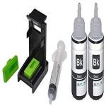 ZOKIO Refill Ink for All HP Cartridge With 1 Suction Tool Kit - 1 Syringe-2 Black Ink Bottle
