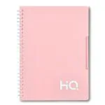 Navneet HQ| Single Subject Notebook - Salmon Pink with PP cover| Spiral Bound Notebook| Single Line Notebook| A5 Size - 14.8 cm x 21 cm| 160 Pages| Pack of 2