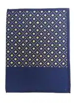 TEJ GIFTS File Folder for Documents Mobile Case Tablet Sleeve Pen Card Holder Compartment Professional Office Stuff Portfolio Multipurpose Handcrafted (Printed Blue)