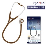 QANTA Stethoscope LUMINA II SS (Brown) with Stainless Steel Chest Piece