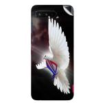 GADGETSWRAP Printed Vinyl Skin Sticker for Asus Rog Phone 5 - dove 4