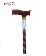 iwalk; Changing lives Men and Women Adjustable Cane Offset Walking Stick (Copper)