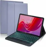 ProElite TouchPad Keyboard case for OnePlus Pad Go 11.35 inch, Magnetic Detachable Wireless Bluetooth TouchPad Keyboard Built-in 7-Colors Backlit, Lavender (Will NOT FIT OnePlus Pad 11.61)