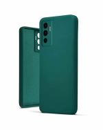 Mr. Case Vivo V23E 5G Green Silicone Anti-Fingerprint and Scratch-Resistant Back Cover Case