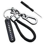 MONYRO Anti-Lost Car Keychain Bluetooth Tracker with GPS Locator, Alarm Function, and Smart Key Finder Wireless Keychain for Anti-Theft Protection and Easy Key Tracking