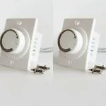 Hi-Plasst Non Modular Socket Dimmer Type Fan Regulator 5.5 cm x 4 cm