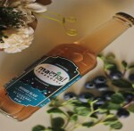 MACHA KOMBOOCHA Loaded with Blueberries with essence of Fresh green mint leaves Komboocha