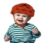 Pseudo Baby Head Protector - Baby Walker Protective Head Adjustable Baby Safety, Baby Safety Products, Baby Head Protector Cushion Toddler Backpack Head Protective (Orange)