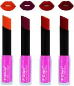 OUR BEAUTY Multicolor Rich Color Matte Lipsticks Set (Set Of 4)