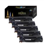 Print Star Canon 3010 Compatible Toner Cartridge for Canon MF3010 , MF 3010 Monochrome Multi-Function Laser Printer (Pack of 5)