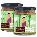 Pahari Roots Vegetarian Bamboo Shoot Pickle - 200 g (Pack of 2)