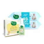 Mother Sparsh Combo After Bite Turmeric Balm Mosquito Fabric Roll On And Pur Water Unscented Wipes