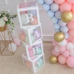 Party Propz Card Stock 1St Birthday Balloon Box (Set Of 4)