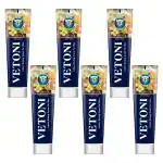 Vetoni Fruit Punch Lather Shaving Cream for Men (125g) Pack of 6