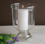 Clovefry Glass Vase Plants/Tea Light Candle, Table Decoration for Home, Office & Party ?(13L x 13W x 20H)