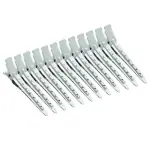 SNDS Alloy Steel Hair Section Dividing Clip For Hairdressing Styling Accessories, For Unisex Hair Clip Steel Silver Section Pins (Set of 6 Pieces) (Hair Section Clip)