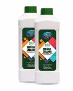 Care And Hygiene Marble Cleaner 1 Ltrs, Green,(Pack of 2) Removes Heavy Dirt Stains on Marble,Tiles,Ceramics, Mosiac Acid Free All Surface Cleaner.
