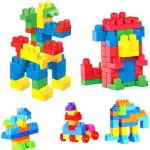 Vastate DIY Plastic Building Blocks for Kids Puzzle Games for Kids 60 Pcs