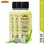 Khadi Herbal Natural Face wash ,Aloe Vera face wash Pack of 3 (630ml)