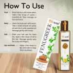 GO WOO 100% Pure fenugreek carrier oil for skin lightening 100 ML