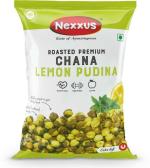 Nexxus Roasted Lemon Pudina Chana | 180 Gram Each | Pack of 3 (3 x 180 g)