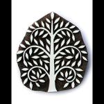 AN HANDICRAFT Wooden Printing Stamp (SIZE: 4 x 4 inches) tree wooden printing blocks | textile printing blocks | block printing stamp | border stamp for printing | printing block for fabric | Block Hand-Carved| Pottery Crafts and Textile Printing | USE: T